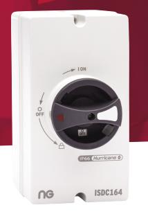 Niglon rotary isolator 16A single string DC