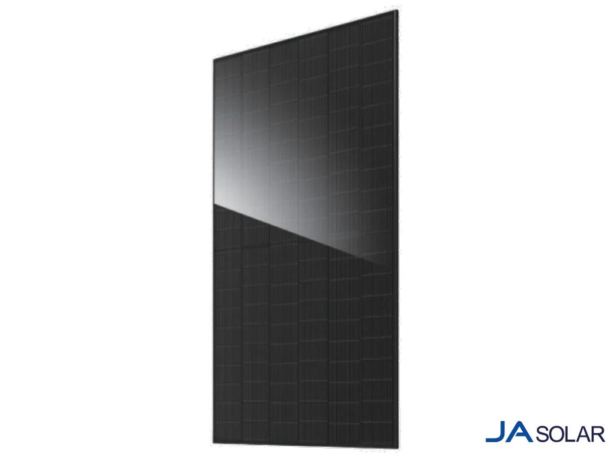 JA Solar JAM60D41-500/LB 500W N-Type Bifacial Double Glass Panel All Black
