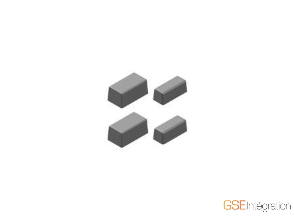 ART105876 GSE Integration Plastic Wedge Reinforcement block  2X LEFT X2 RIGHT
