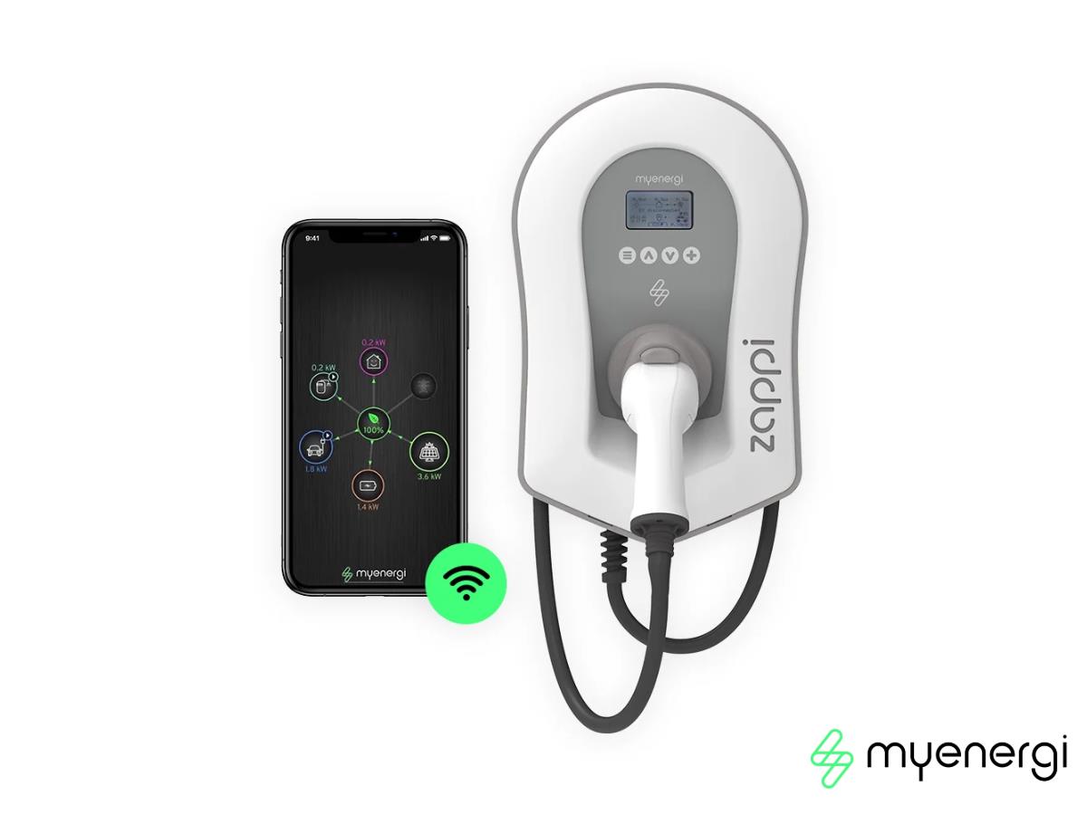 MYENERGI ZAPPI-2H22TW-G ZAPPI 7.2KW-22KW TETHERED MULTIPHASE WHITE
