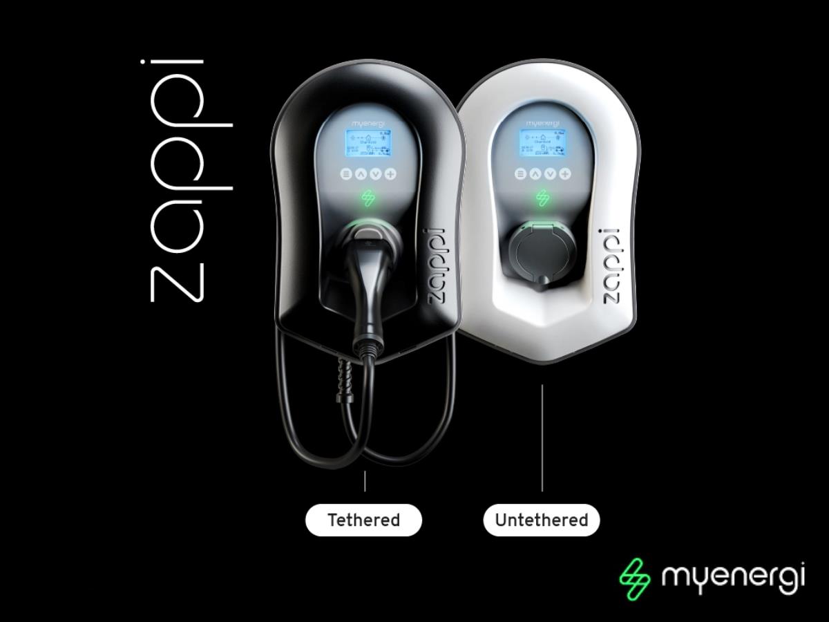 MYENERGI ZAPPI-2H22UB-G ZAPPI 7.2KW-22KW UNTETHERED MULTIPHASE BLACK